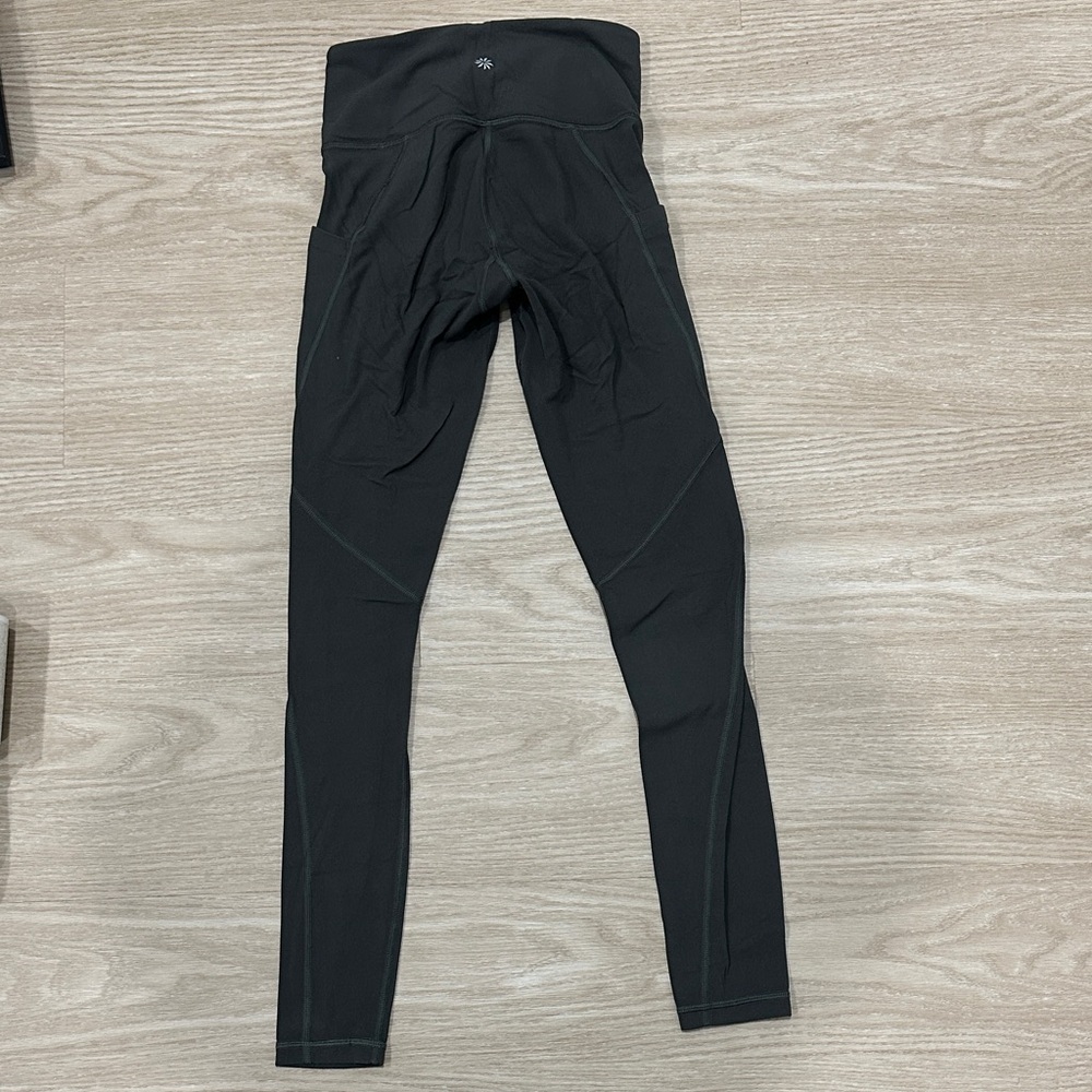 Athleta | Salutation stash pocket high-waisted leggings (size XXS) - Picture 4 of 5